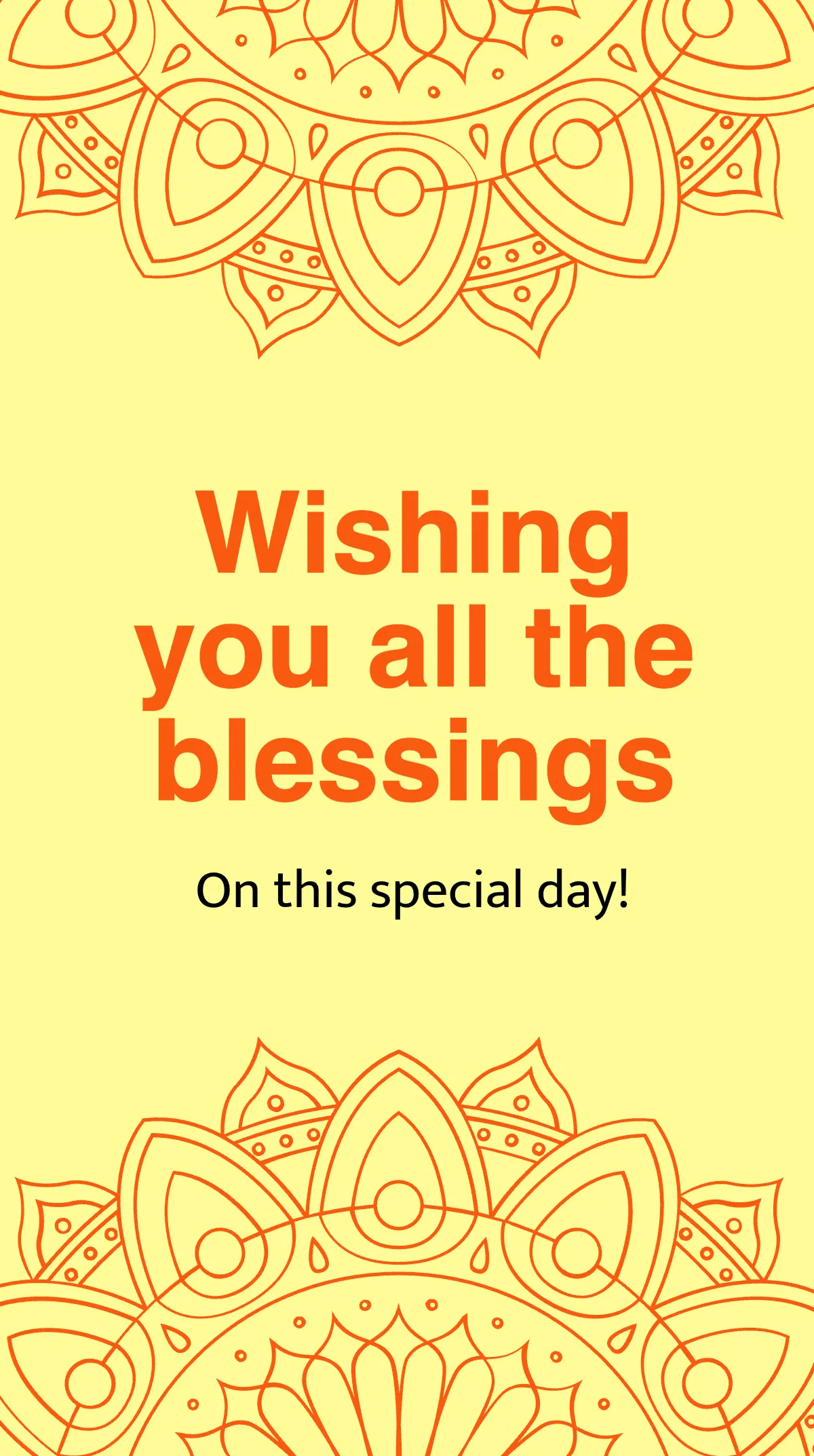 Free Happy Janmashtami Instagram Story Template to Edit Online