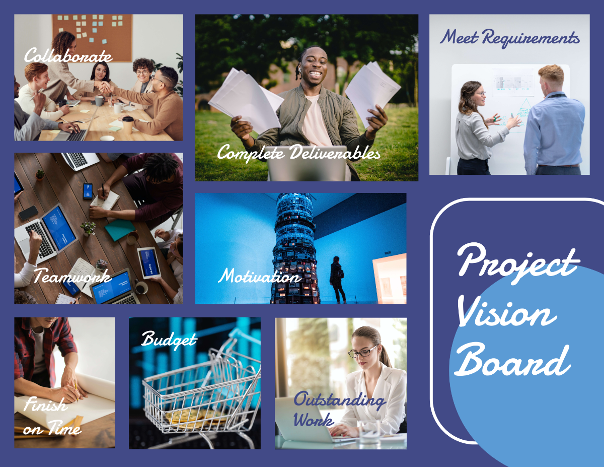 Project Vision Board Template