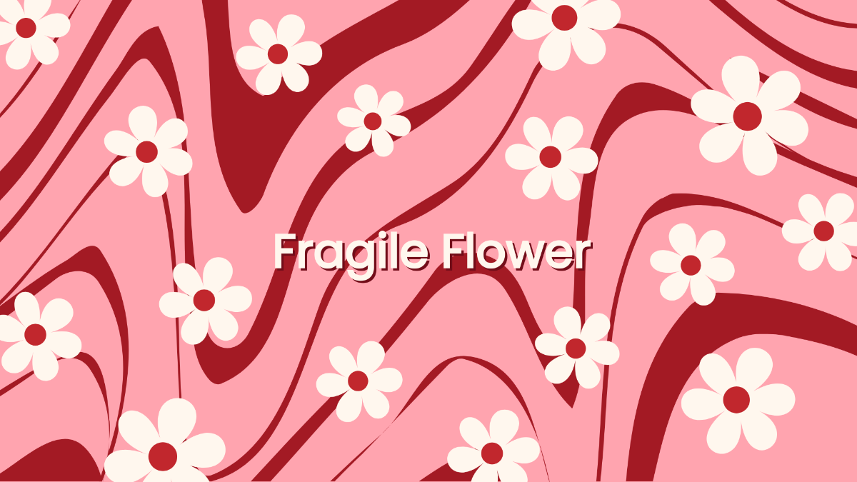 Flower Marble Wallpaper Template