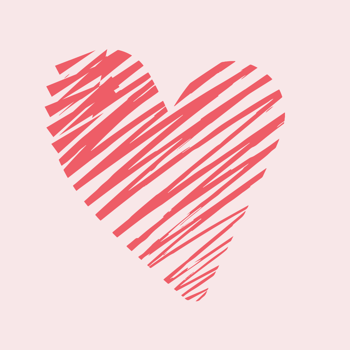 Distressed Heart Vector Template