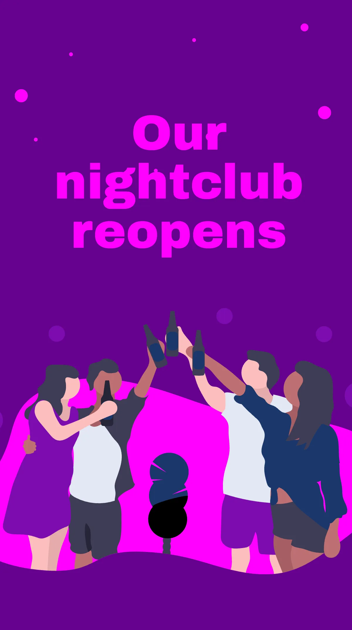 Free Reopening Event Ad Instagram Story Template to Edit Online
