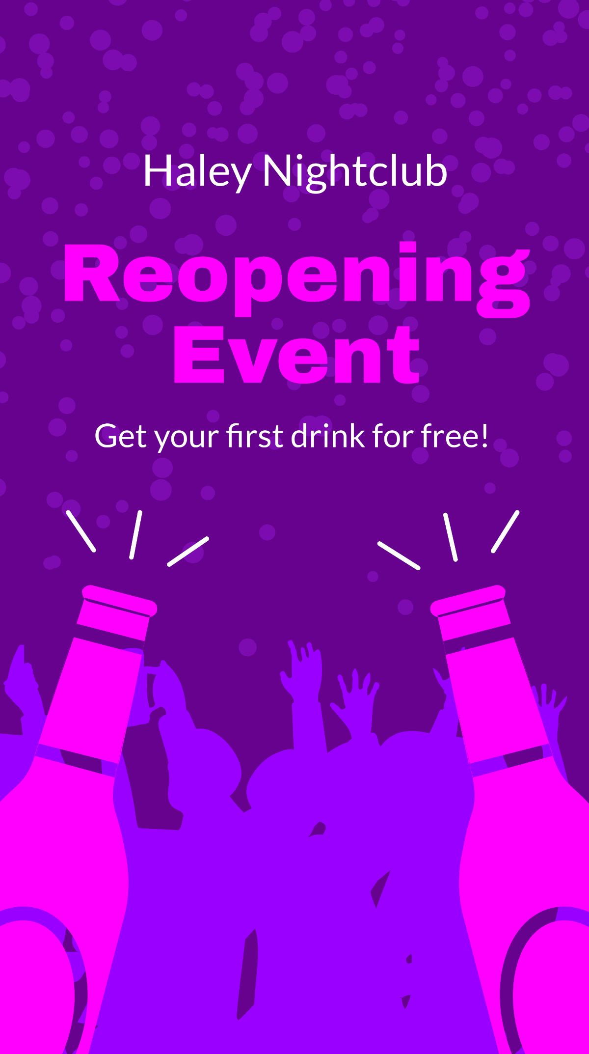 Free Reopening Event Ad Instagram Story Template