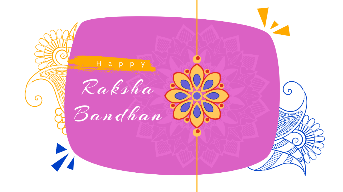 Raksha Bandhan Festival Background Template