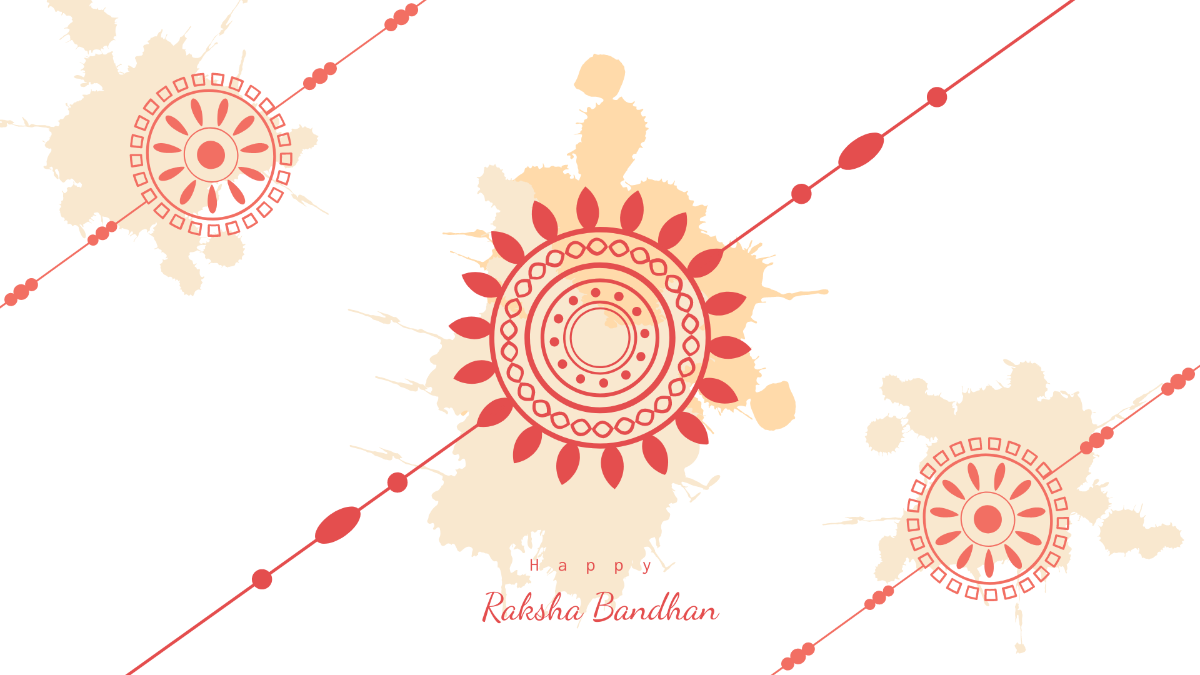 Transparent Raksha Bandhan Background Template