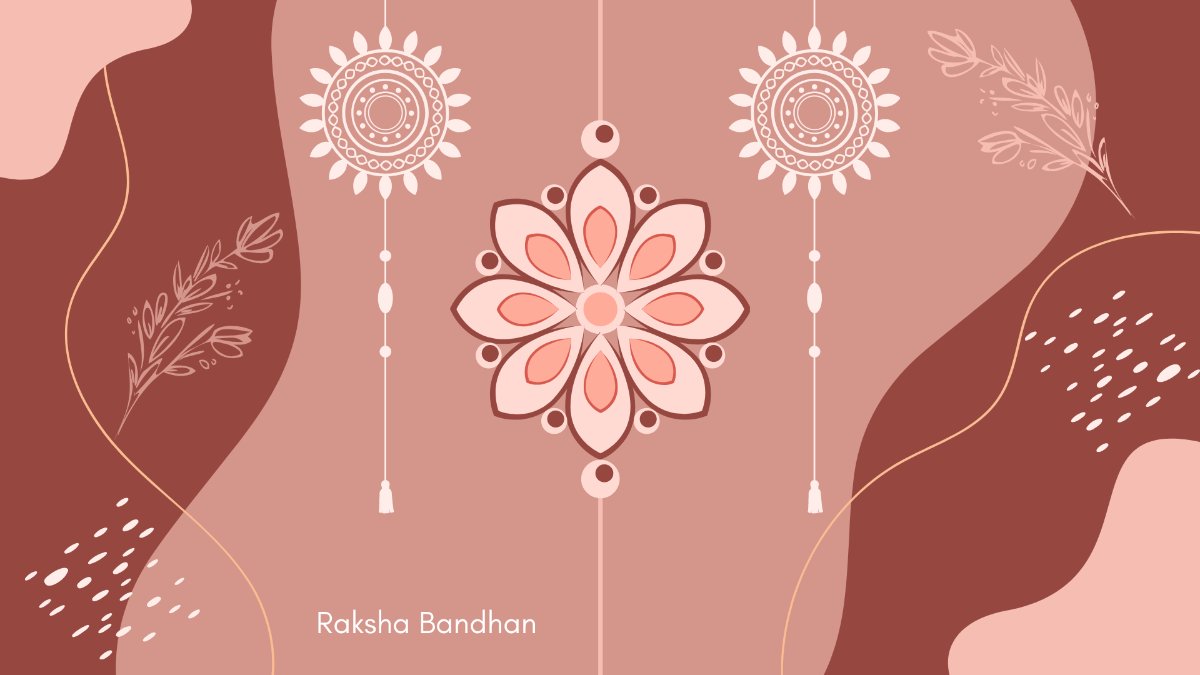 Creative Raksha Bandhan Background Template