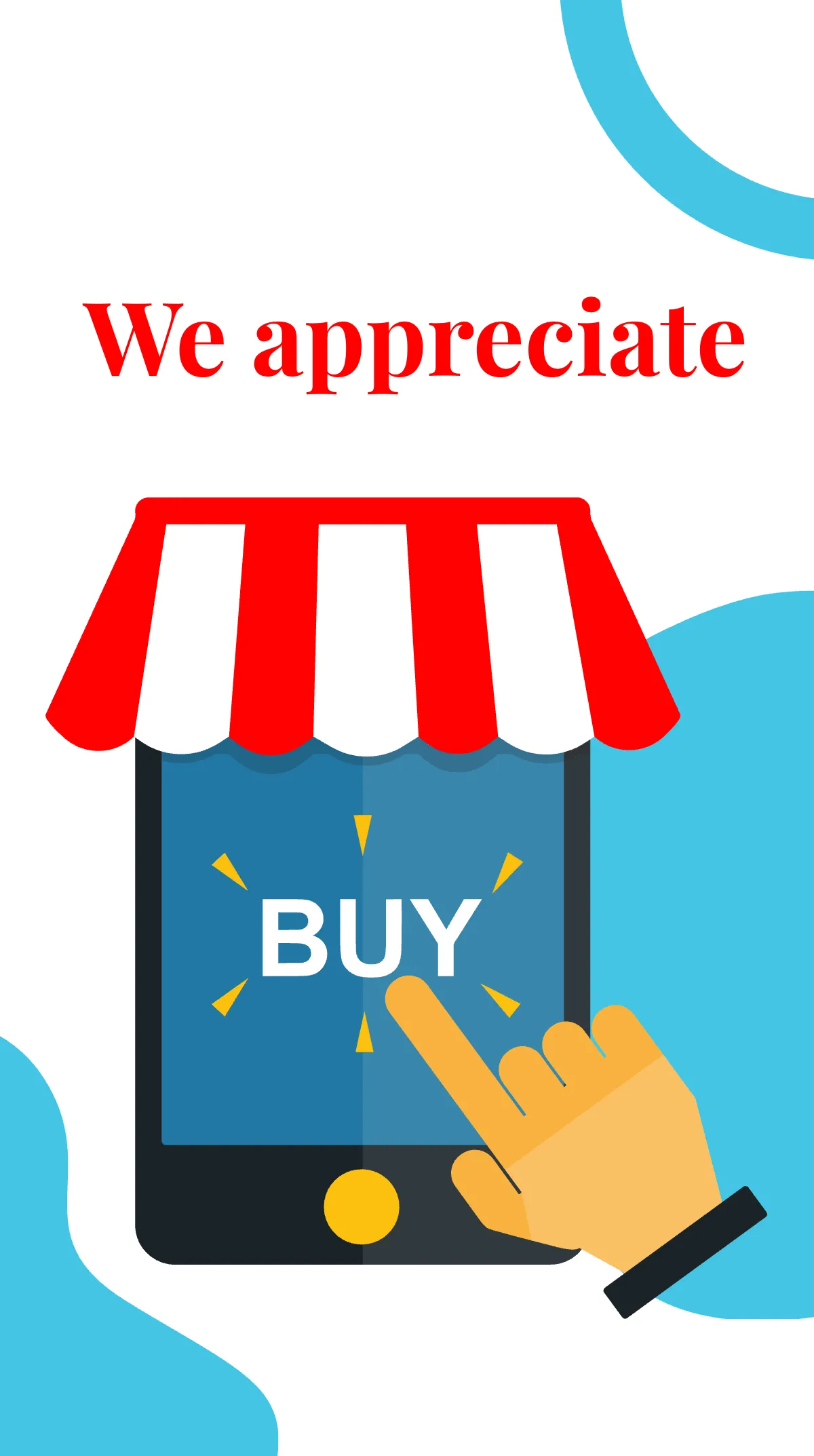 Free Thank You For Supporting Small Business Instagram Story Template to Edit Online