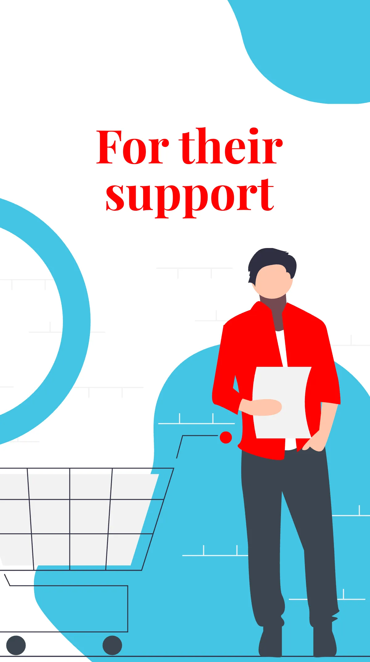 Free Thank You For Supporting Small Business Instagram Story Template to Edit Online