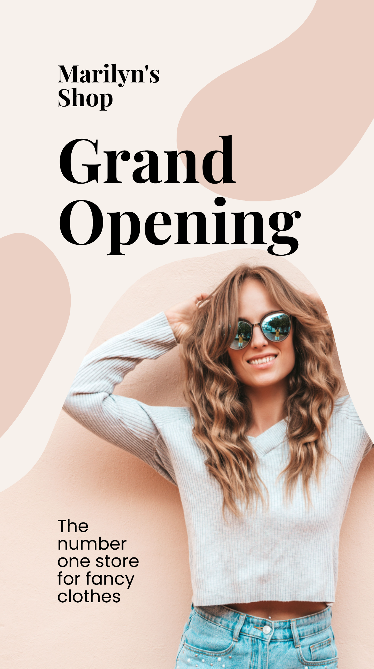 Small Business Grand Opening Whatsapp Post Template
