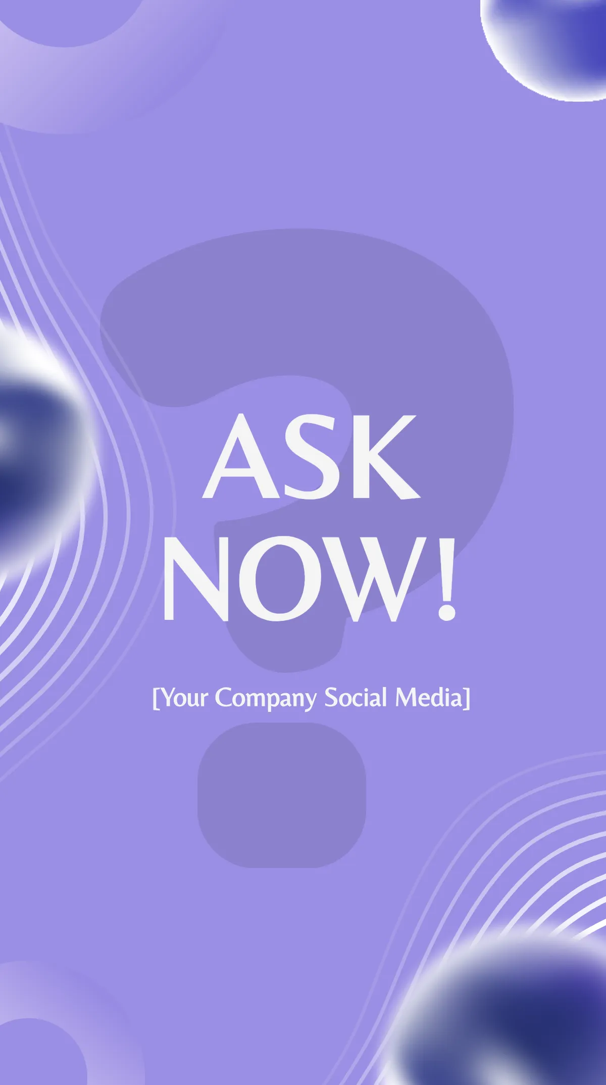 Free Get To Know Me Q & A Instagram Story Template to Edit Online