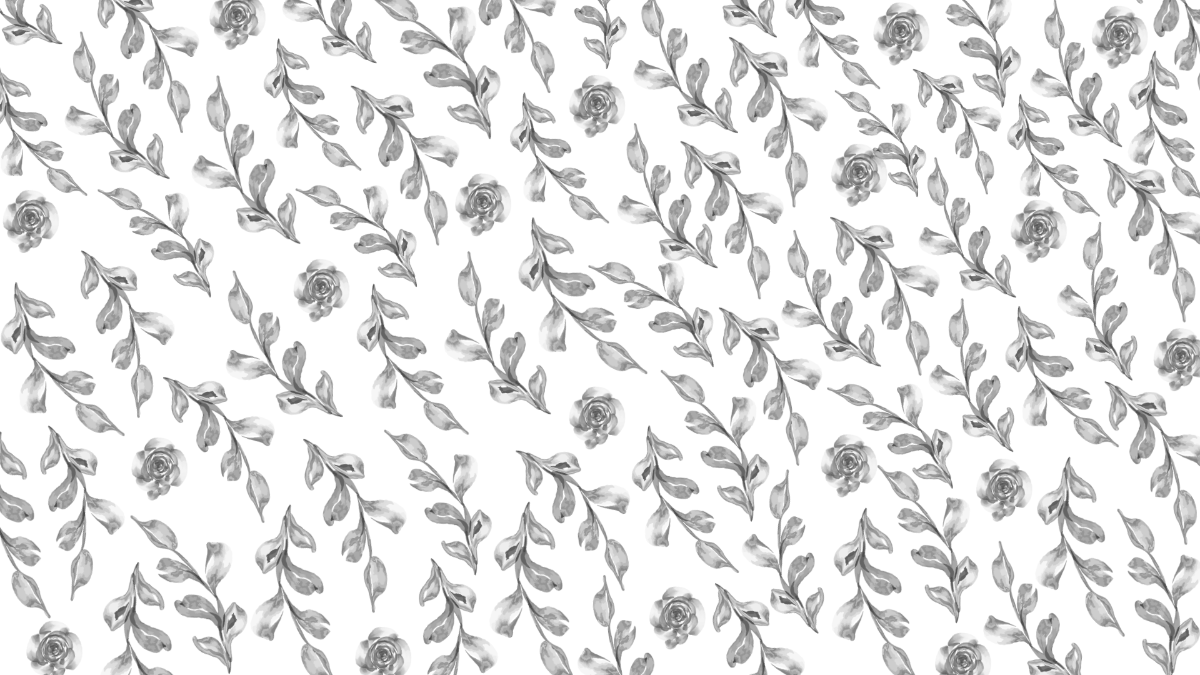 Grey Floral Background Template