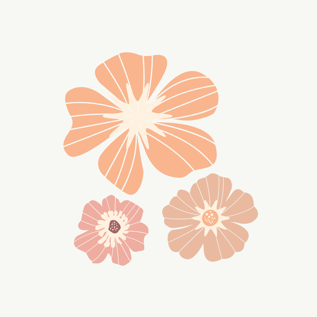 Free Boho Floral Vector Template