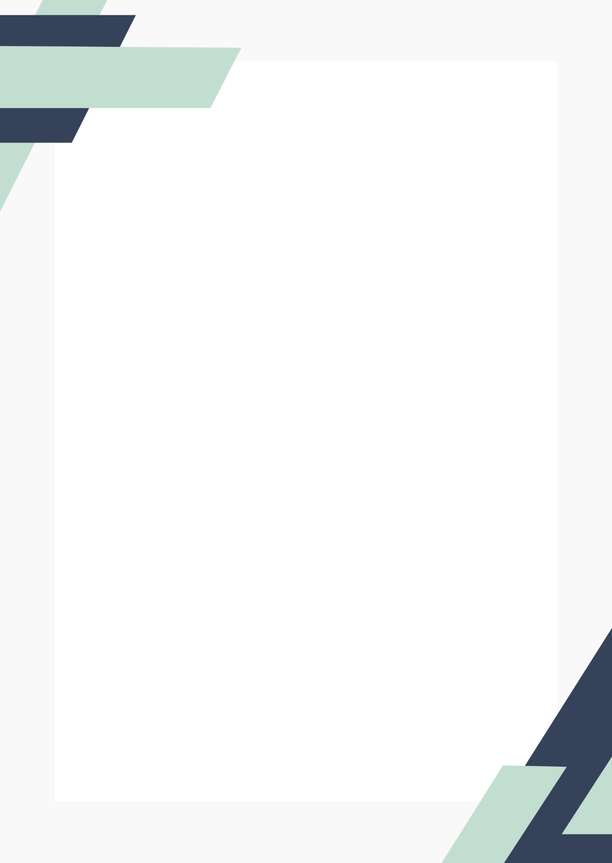 Formal Page Border Template