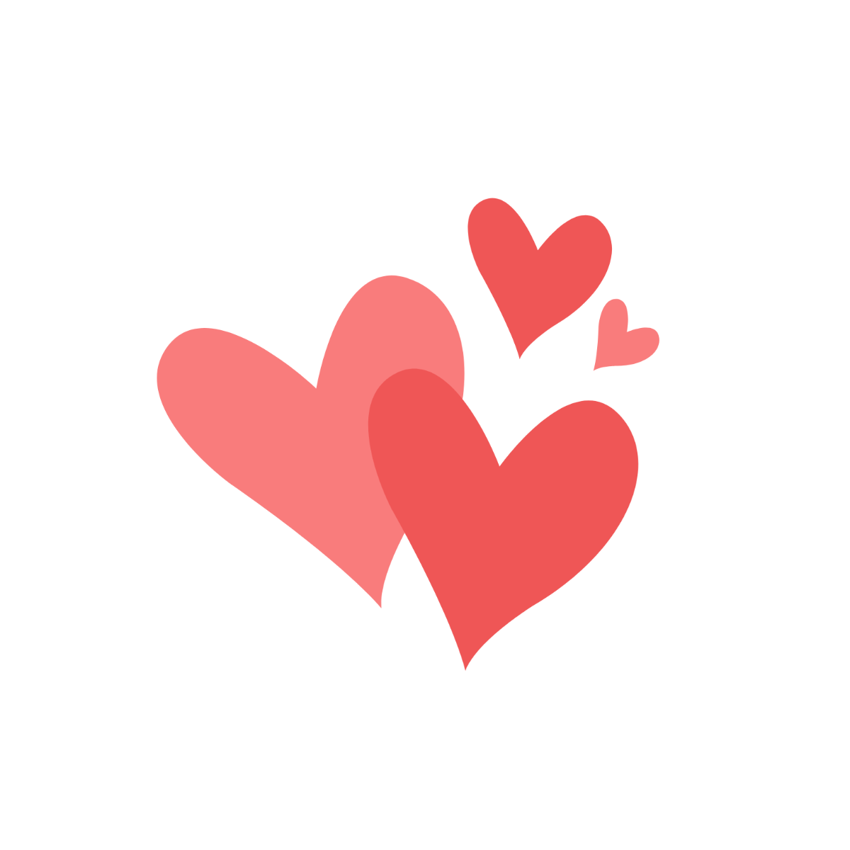 Heart Red Vector Template