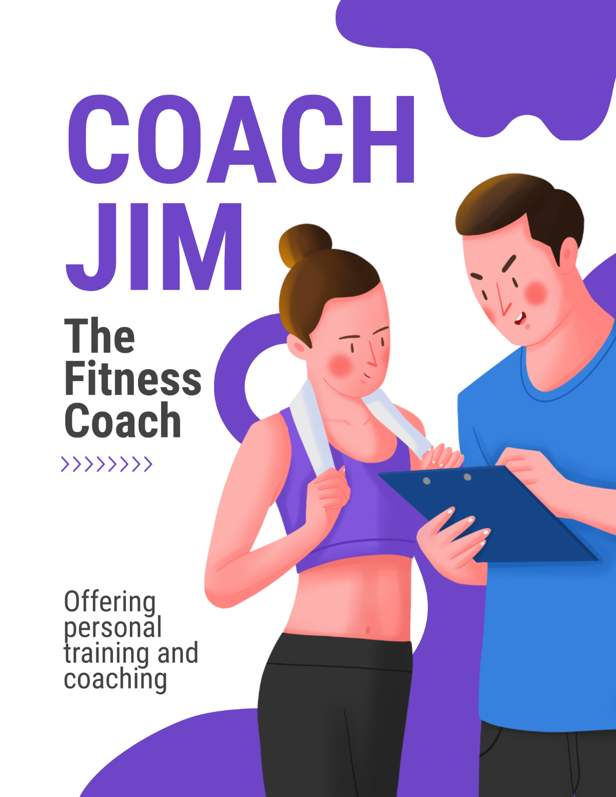 Coaching Offers Flyer Template