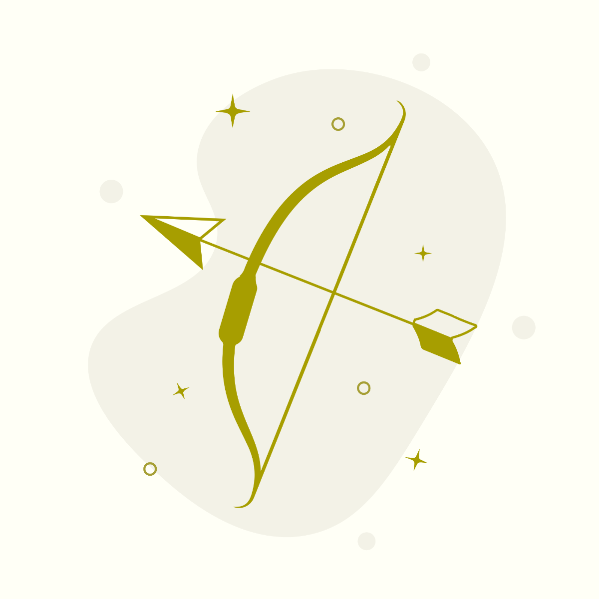 Free Bow And Arrow Vector Template