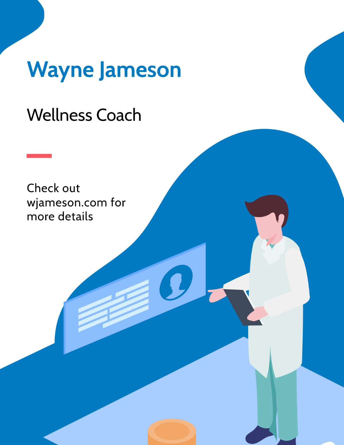 Health And Wellness Coach Flyer Template - Edit Online & Download