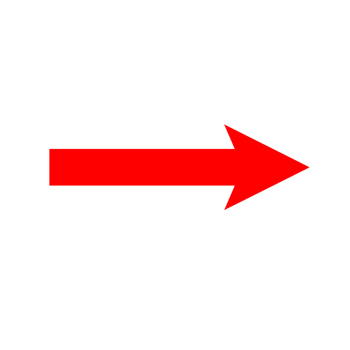 Free Red Arrow Vector Template