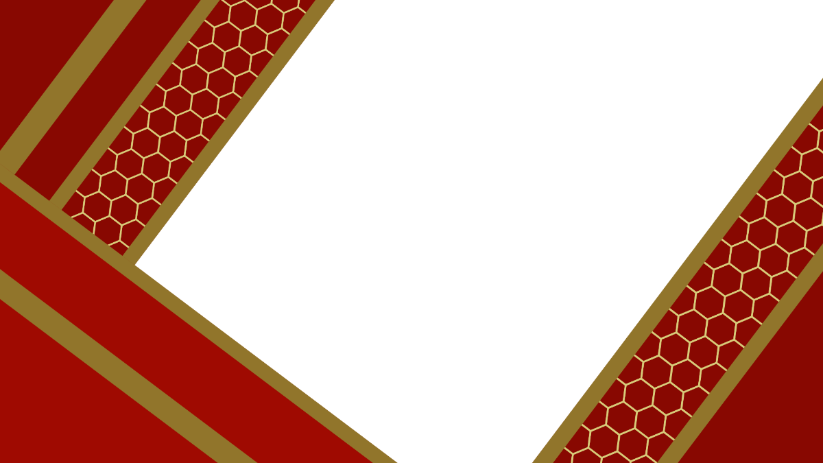 Red White And Gold Background Template