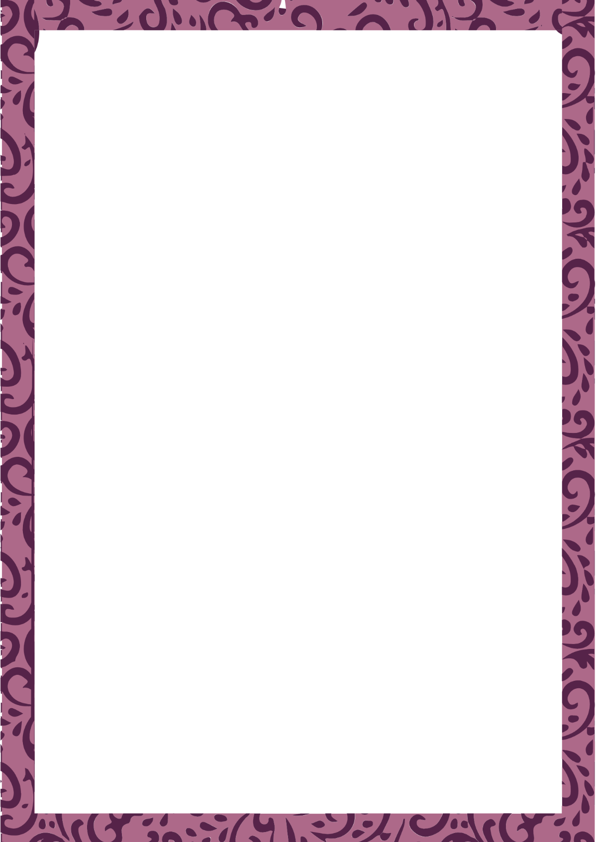 Frame Page Border Template