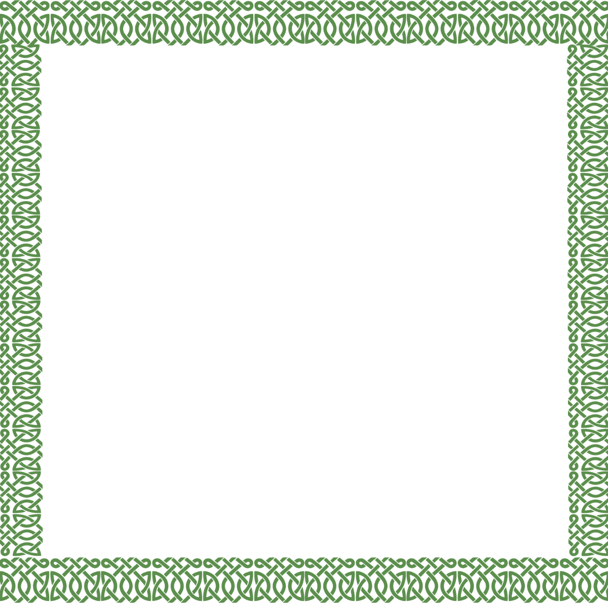 Free Celtic Frame Clipart Template