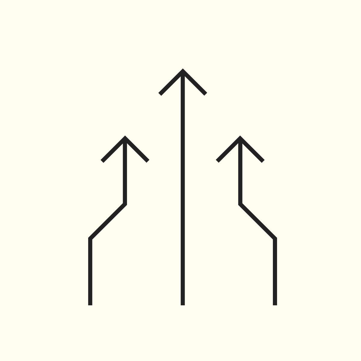 Thin Arrow Vector