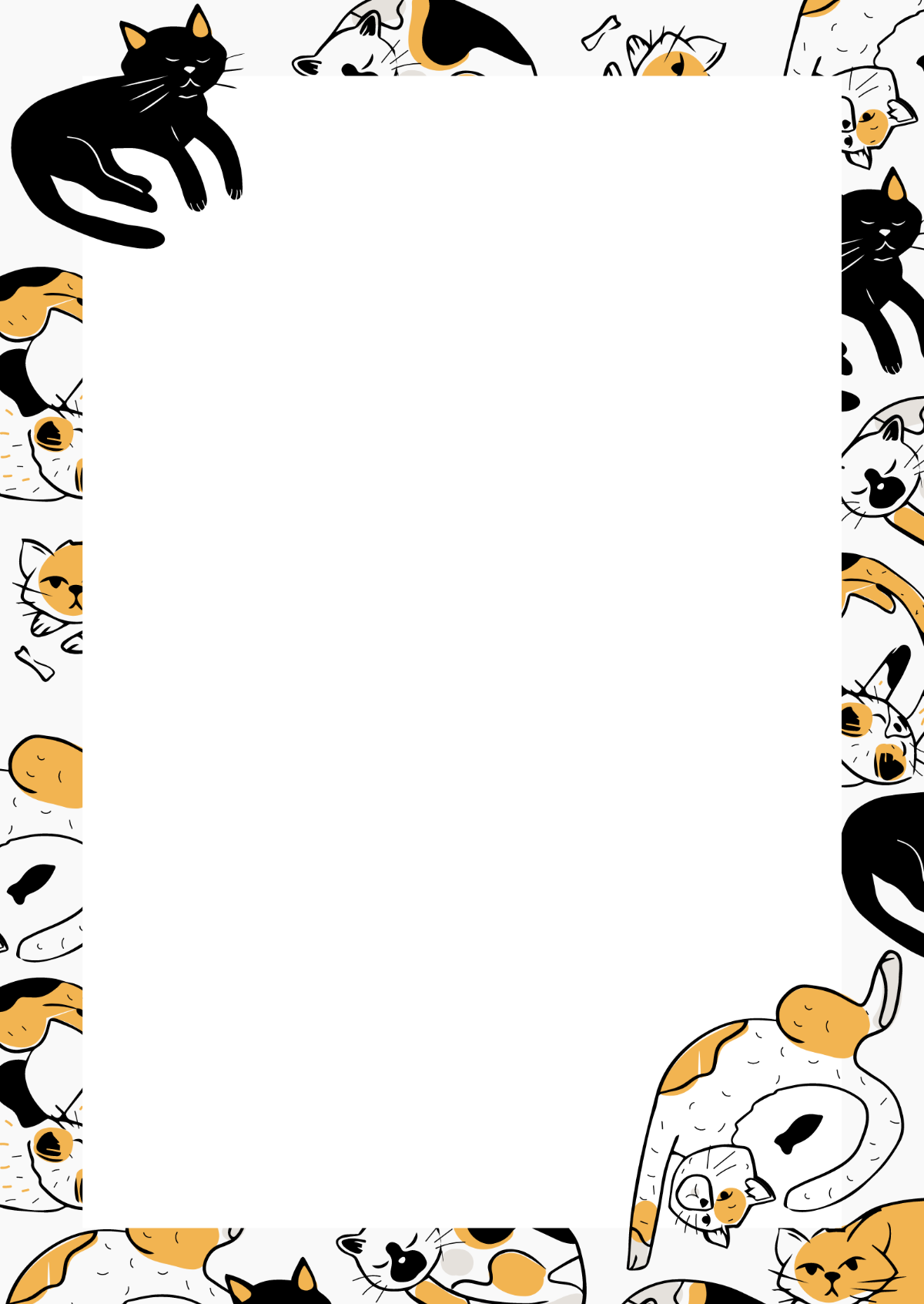 Doodle Page Border Template
