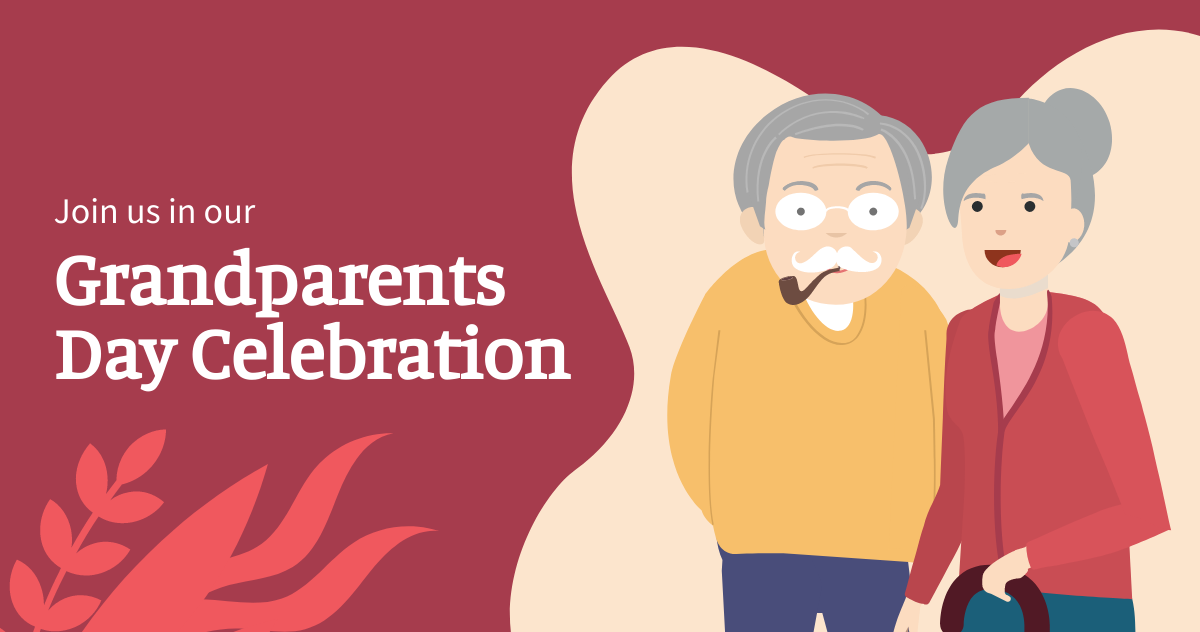 Grandparents Day Invitation Facebook Post Template