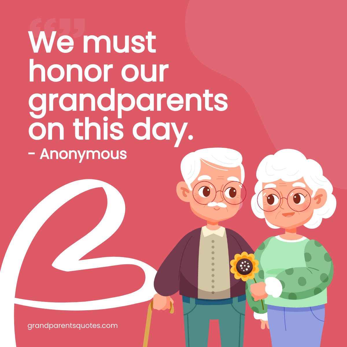 Grandparents Day Quote Linkedin Post Template