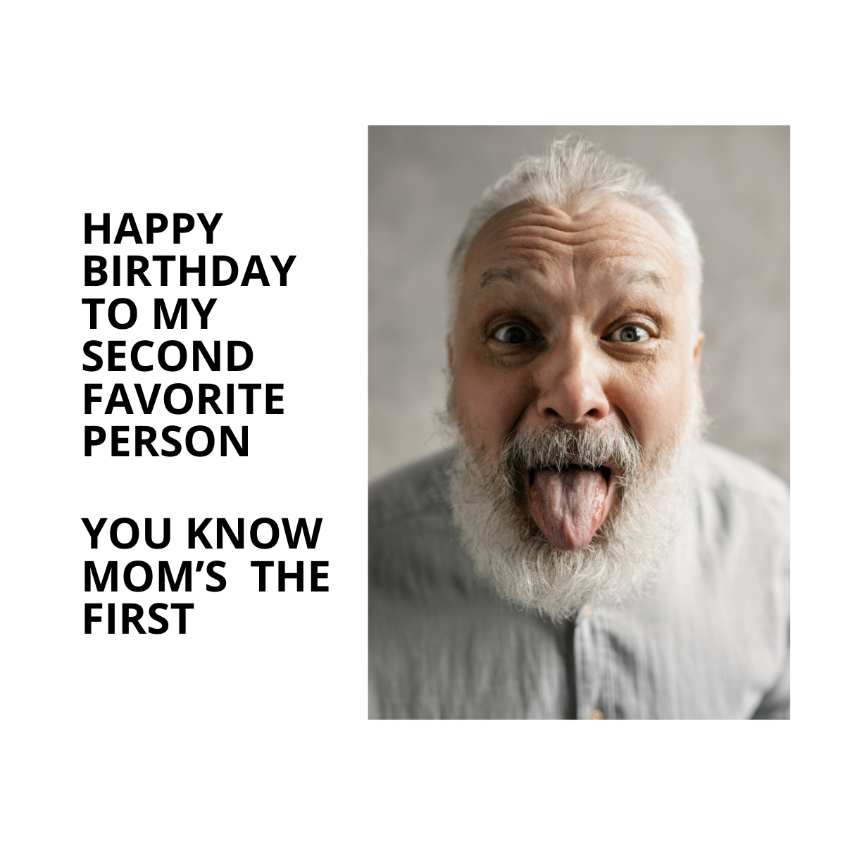 Free Happy Birthday Dad Meme Template