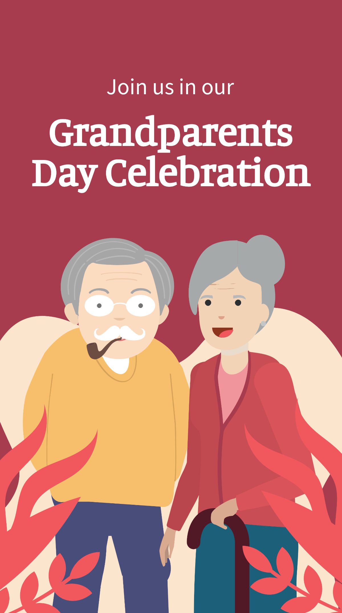 Free Grandparents Day Invitation Instagram Story Template