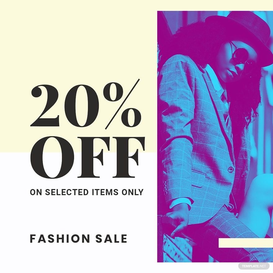 Fashion Clearance Sale Instagram Post Template