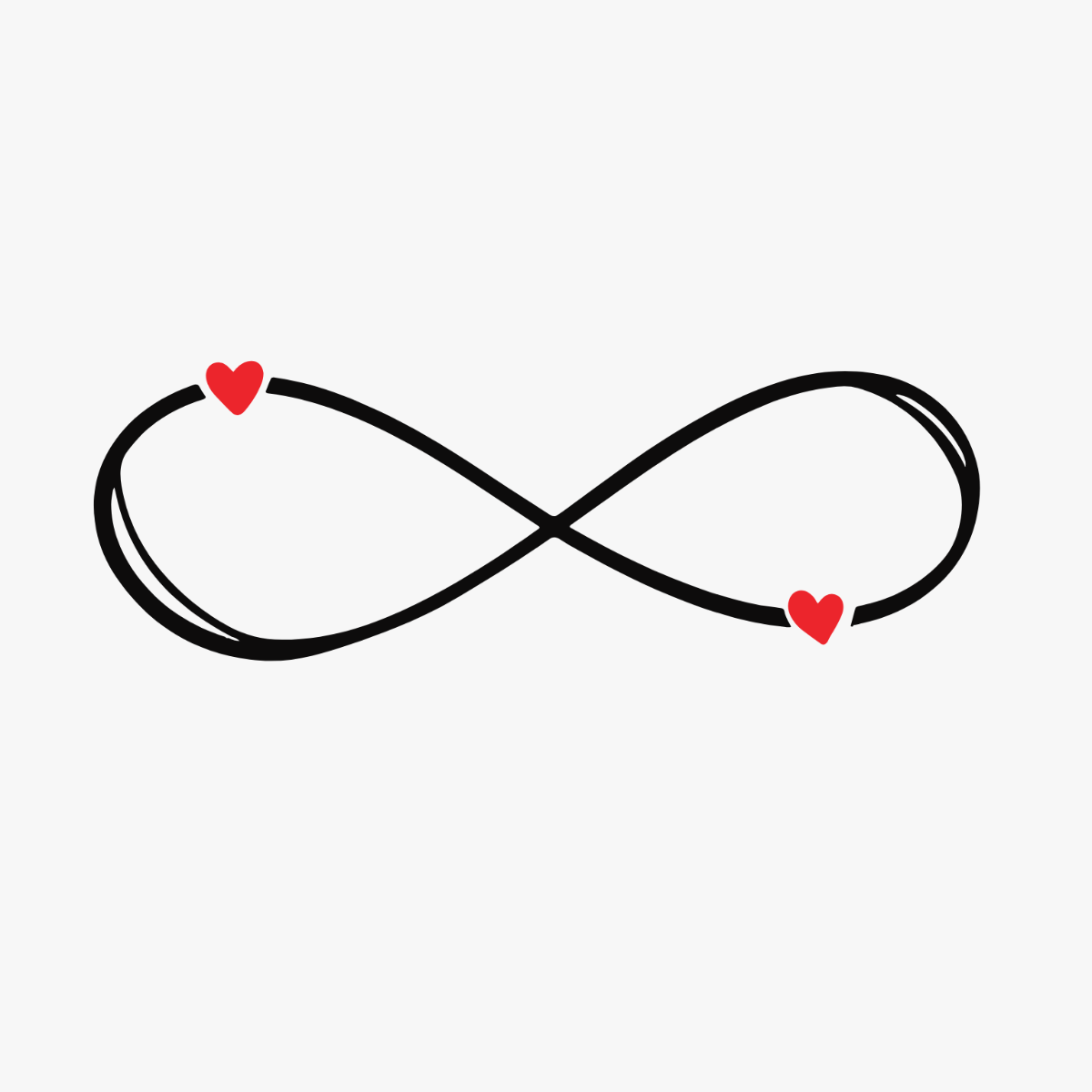 Free Infinity Heart Clipart Template