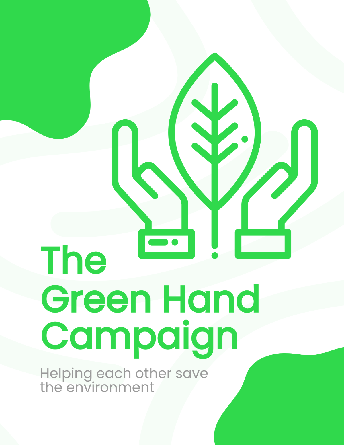 Environment Campaign Flyer Template