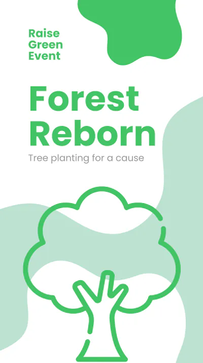 Free Environment Event Instagram Story Template to Edit Online