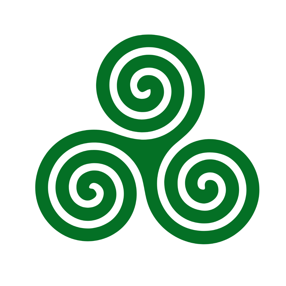 Celtic Spiral Clipart Template