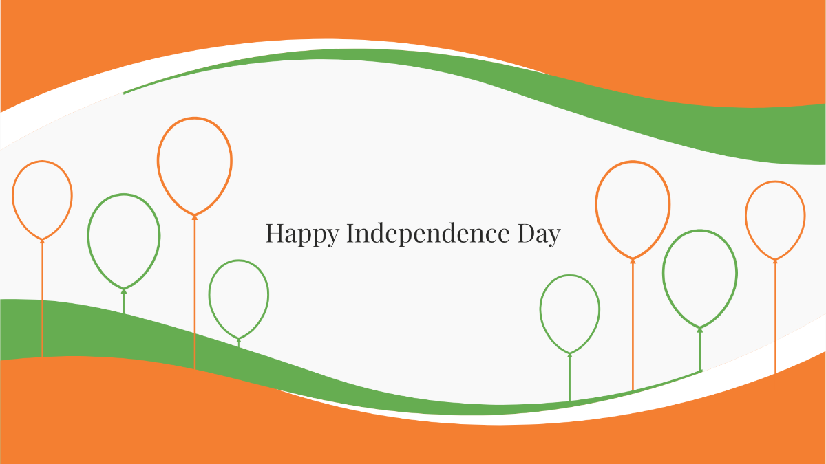 Happy India Independence Day Wallpaper Template