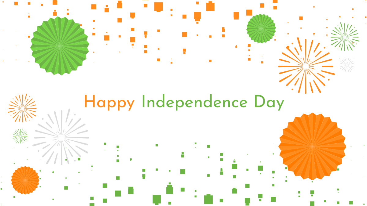 Independence Day Celebration Wallpaper Template