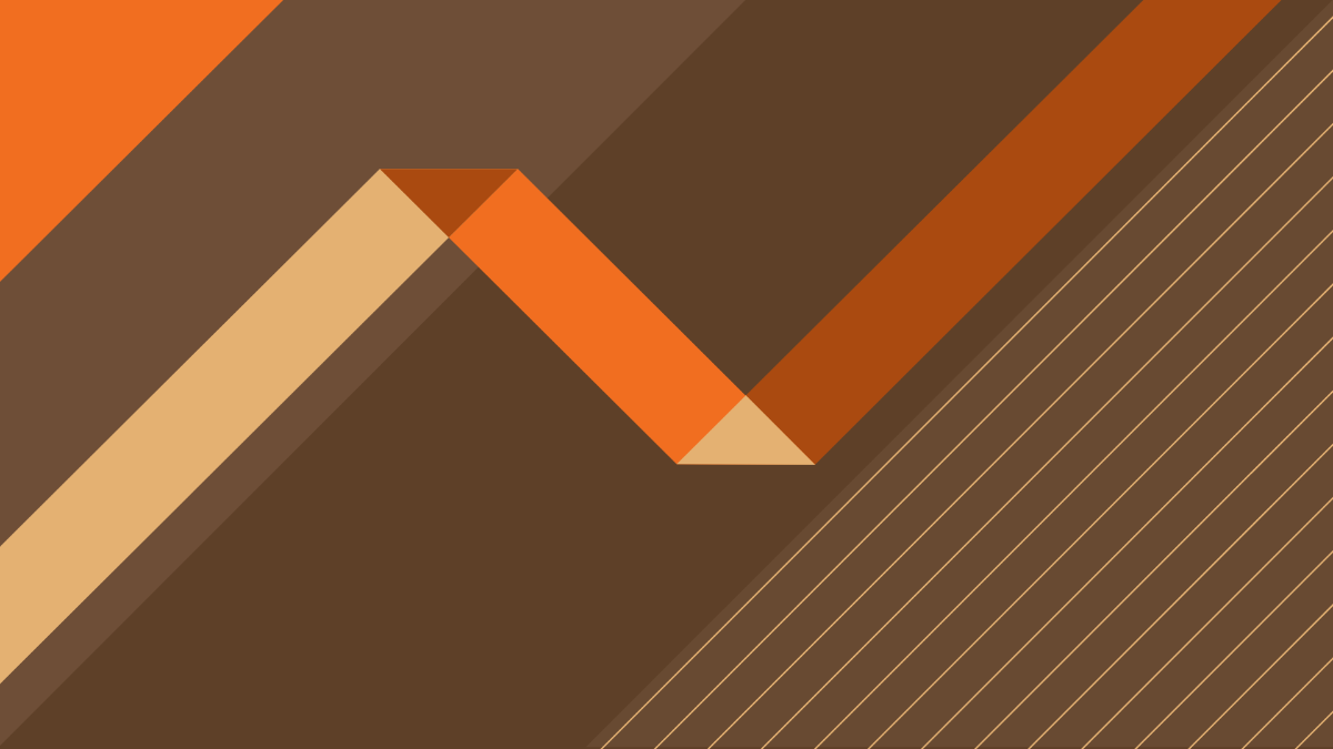 Orange Brown Background Template