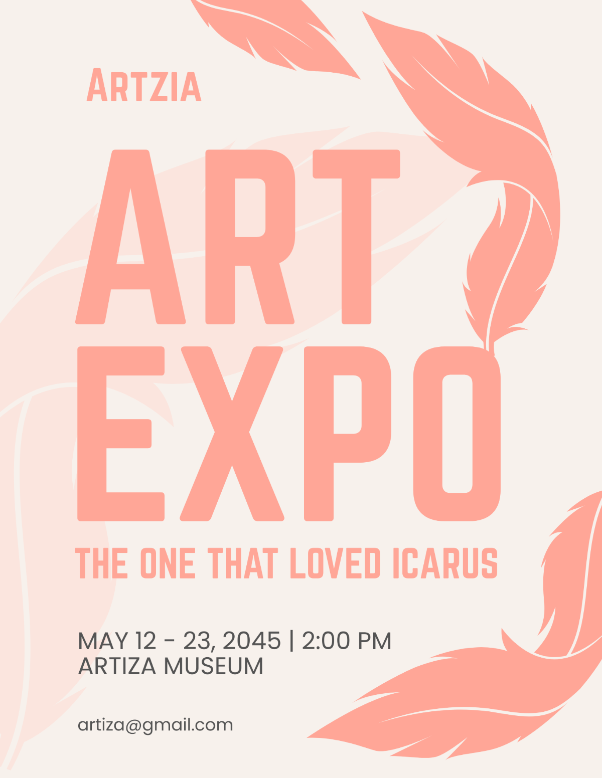 Art Exhibition Event Flyer Template