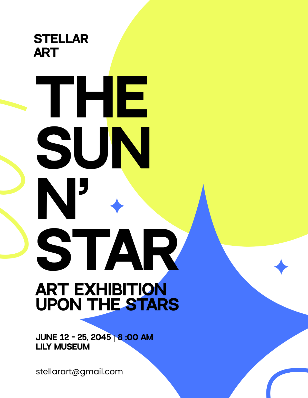 Creative Art Exhibition Flyer
