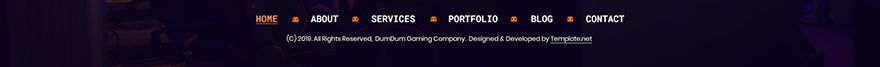 Gaming Company PSD Landing Page Template