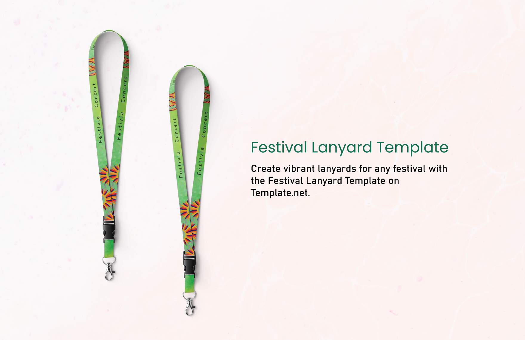 Festival Lanyard Template - Edit Online & Download