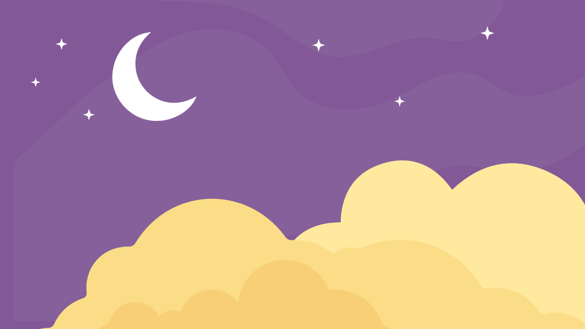 Free Purple Sky Background Template