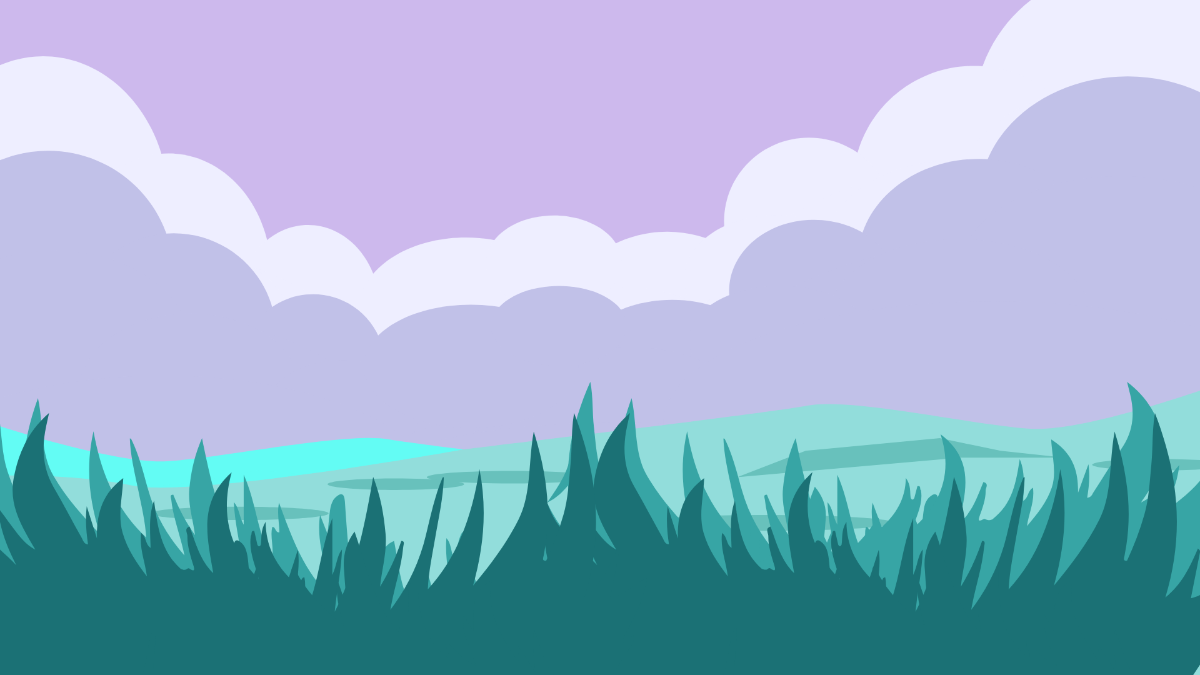 Grass Sky Background Template