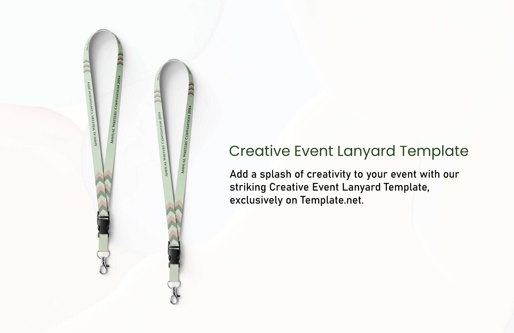 Creative Event Lanyard Template - Edit Online & Download