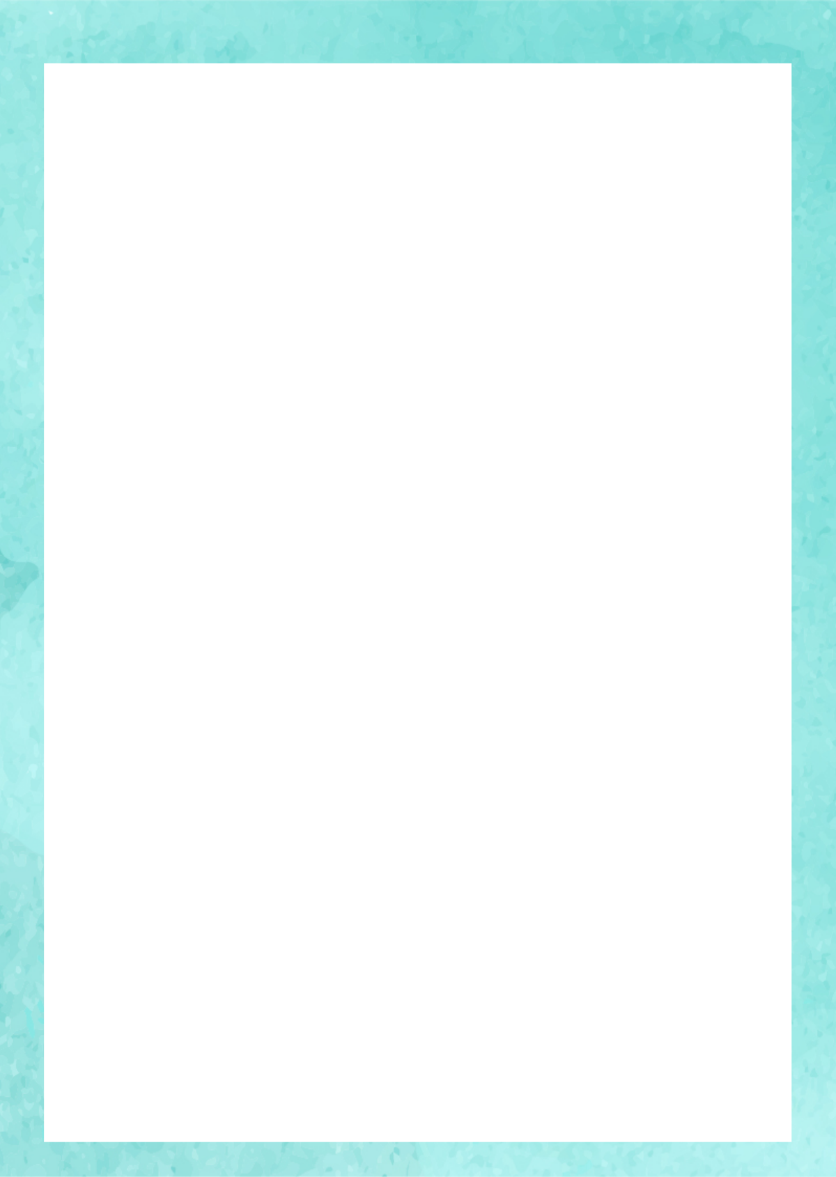 Teal Page Border