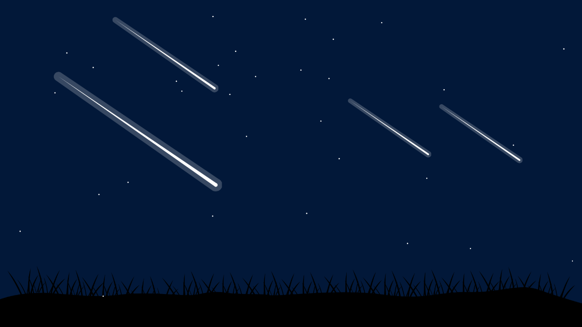 Midnight Sky Background Template