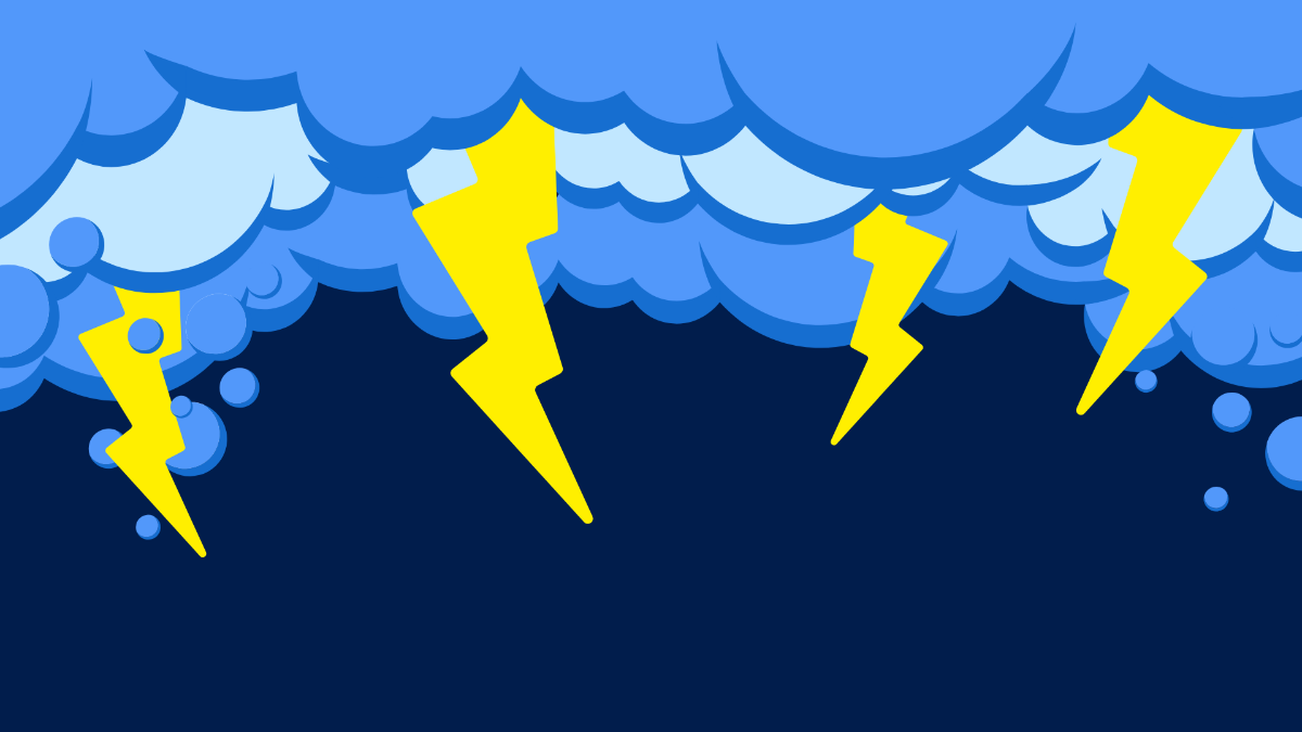 Lightning Sky Background Template