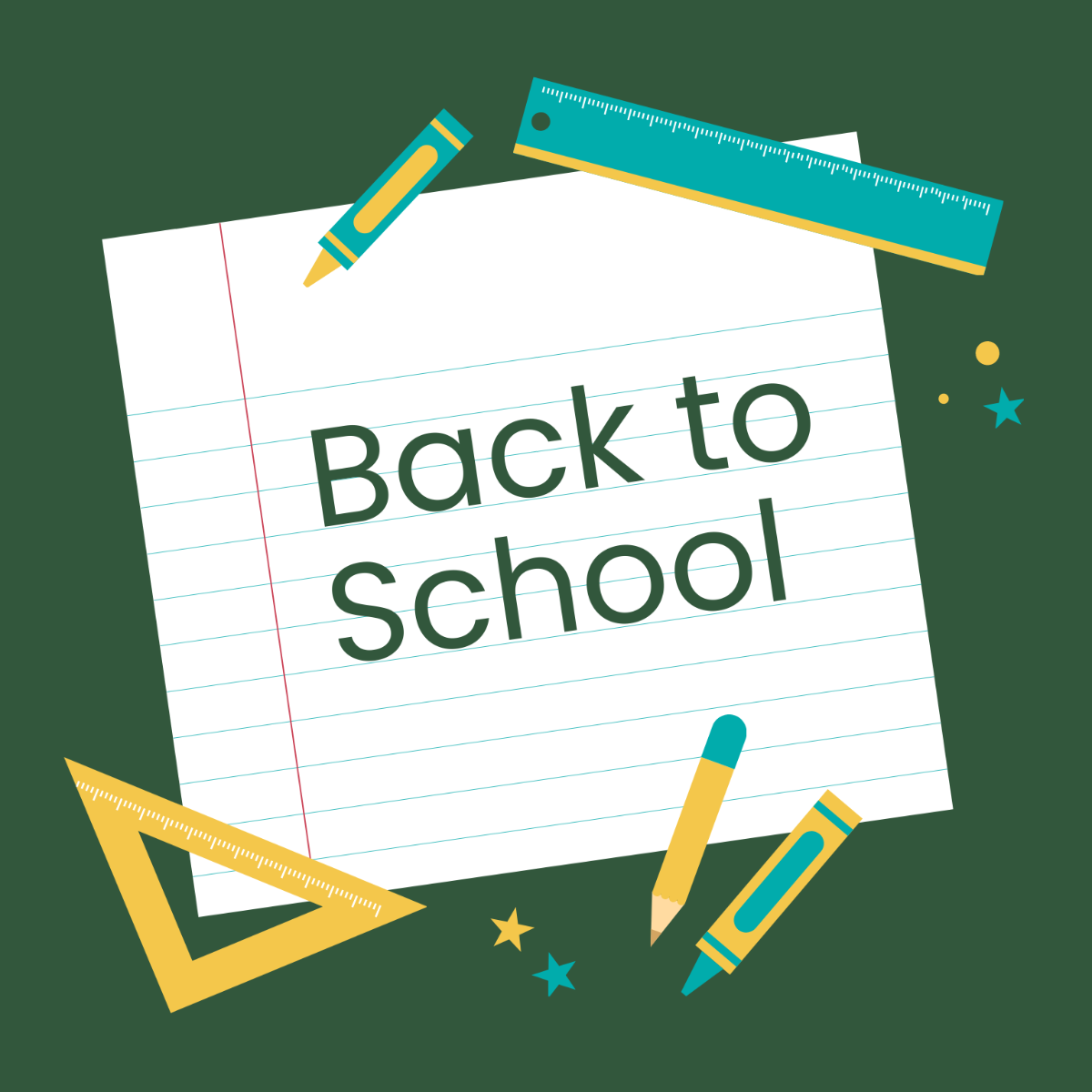 Free Back To High School Clipart Template