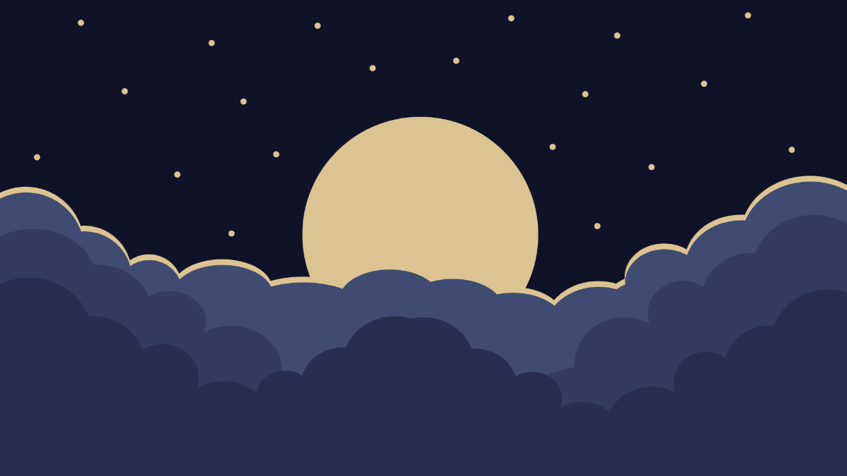 Free Moon Sky Background Template